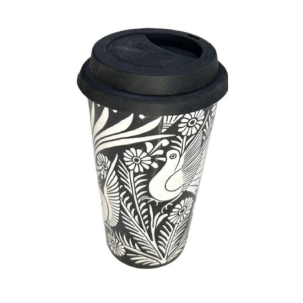 VASO CERÁMICA XALITLA AVES