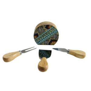 CUCHILLO PARA QUESOS CON BASE ALEBRIJE