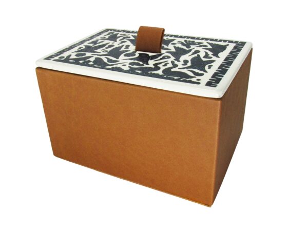 ARTESANIA OLINALÁ: CAJA PARA TÉ OLINALÁ CON JARETA - Imagen 2