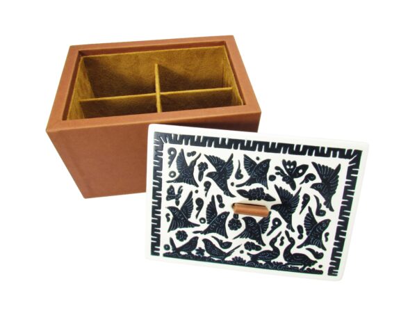 ARTESANIA OLINALÁ: CAJA PARA TÉ OLINALÁ CON JARETA - Imagen 3