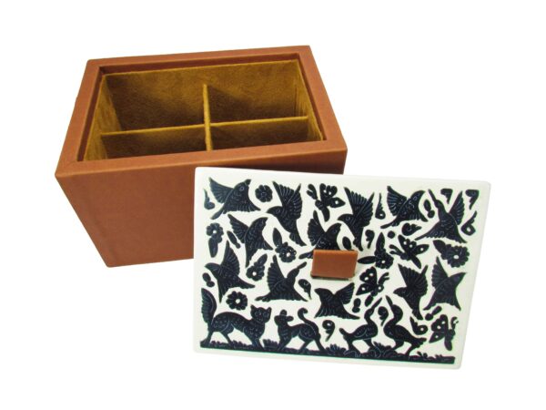 ARTESANIA OLINALÁ: CAJA PARA TÉ OLINALÁ CON JARETA - Imagen 7