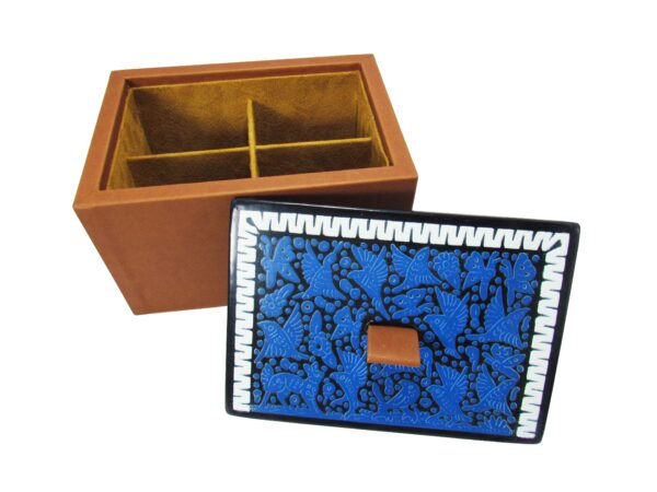 ARTESANIA OLINALÁ: CAJA PARA TÉ OLINALÁ CON JARETA - Imagen 9