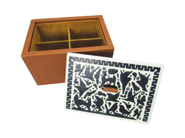 ARTESANIA OLINALÁ: CAJA PARA TÉ OLINALÁ CON JARETA - Imagen 15