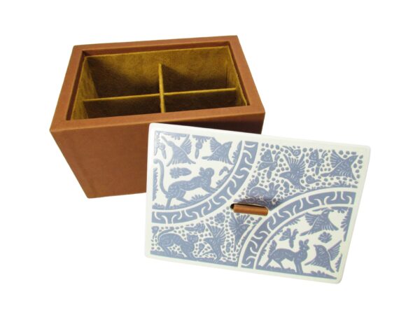 ARTESANIA OLINALÁ: CAJA PARA TÉ OLINALÁ CON JARETA - Imagen 21