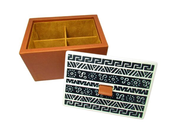 ARTESANIA OLINALÁ: CAJA PARA TÉ OLINALÁ CON JARETA - Imagen 31