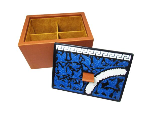 ARTESANIA OLINALÁ: CAJA PARA TÉ OLINALÁ CON JARETA - Imagen 33