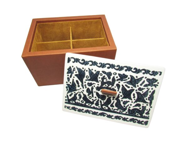 ARTESANIA OLINALÁ: CAJA PARA TÉ OLINALÁ CON JARETA - Imagen 46