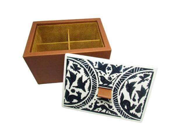 ARTESANIA OLINALÁ: CAJA PARA TÉ OLINALÁ CON JARETA - Imagen 48