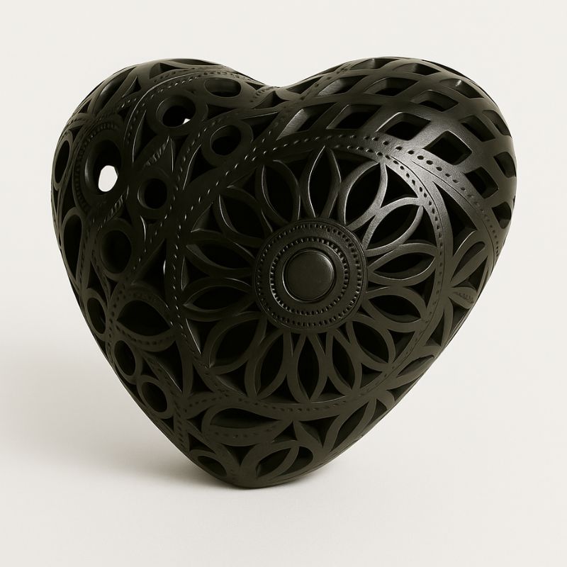 ARTESANÍA DE BARRO NEGRO: CORAZÓN